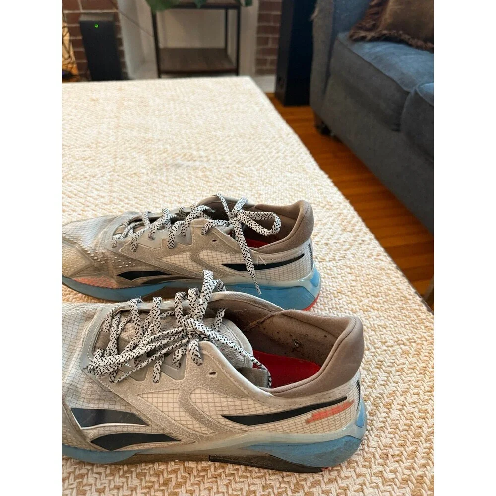 Reebok Cross Training Shoes – Gray/Blue – Men’s 9.5
